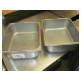 Lot of 2 Food Pans