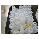 Lot of 25+ Condiment Bottles and Tops