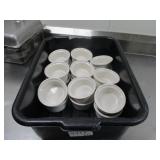 Lot of 18 Small White Bowls
