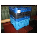 Lot of 4 Glassware Racks