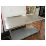 SS Work Table, 35Hx60Lx30D