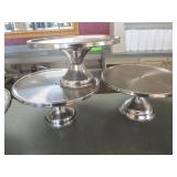 Lot of 3 Cake Stands