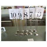 Lot of 10 Table Numbers