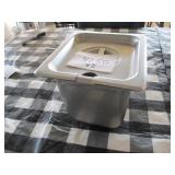 Lot of 2 Food Pans w/Lids