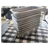 Lot of 9 Food Pans