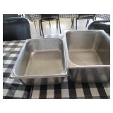 Lot of 2 Food Pans