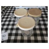 Lot of 3 Seasoning Shakers