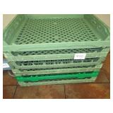 Lot of 5 Plastic Racks