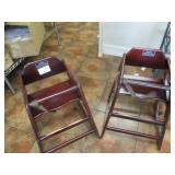 Lot of 2 Highchairs