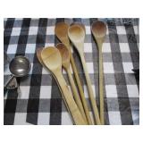 Lot of 7 Wooden Spoons