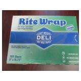 Lot of 13 Boxes Deli Wrap, 500/box