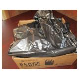 Case of Black T-Shirt Bags