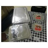 Aluminum Containers w/Lids, 39 sets