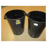 Lot of 2 Trash Cans