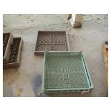 Lot of 2 Dishware Racks