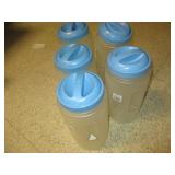 Lot of 5 Food Storage w/Lids