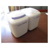 Lot of 2 Tabletop Trash Bins