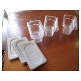 Lot of 3 Food Containers w/Lids