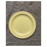 Lot of 48 NEW Plate, 8" Pastel Yellow