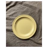 Lot of 48 NEW Plate, 7.25" Pastel Yellow