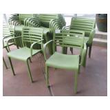 Lot of 10 Patio Chairs