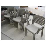 Lot of 15 Patio Chairs