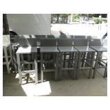 Lot of 12 Bar Chairs