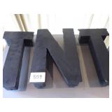 T-N-T Lighted Letters
