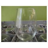 Lot of 25 Stemless Wine Glasses