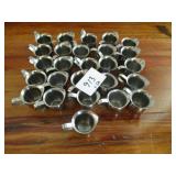 Lot of 26 Small Sauce/Cream Pitchers