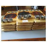 Lot of 14 Serving Platters w/Ramekins