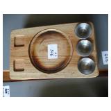 Lot of 5 Serving Platters w/Ramekins