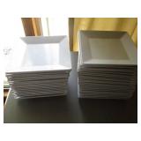 Lot of 40 Plates, 8" Square