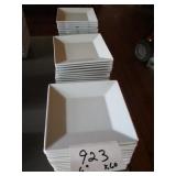 Lot of 60 Plates, 6" Square