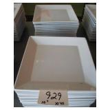 Lot of 40 Plates, 10" Square