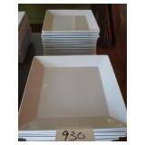 Lot of 40 Plates, 10" Square