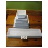 Lot of 35 Plates, Assorted Sizes