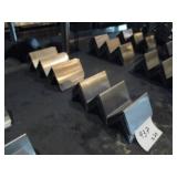 Lot of 20 Stainless Steel Taco Stands