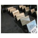 Lot of 20 Stainless Steel Taco Stands