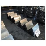 Lot of 20 Stainless Steel Taco Stands