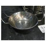 Lot of 30 Stainless Steel Bowls, 6.5"