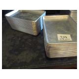 Lot of 40 Metal Trays, 13x9.5"