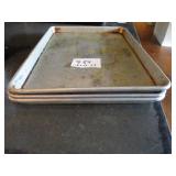 Lot of 3 Baking Sheets, 17.5x13