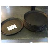 Lot of 12 Cast Iron Plates