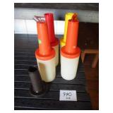 Lot of 4 Pourers