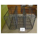 Lot of 3 Wire Baskets