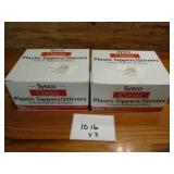 Lot of 2 Boxes Plastic Sippers/Stirrers