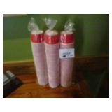 Lot of 3 Sleeves Small Cups, NEW
