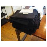 Lot of 31 Black Tablecloths