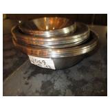 Lot of 20 Stainless Steel Bowls
